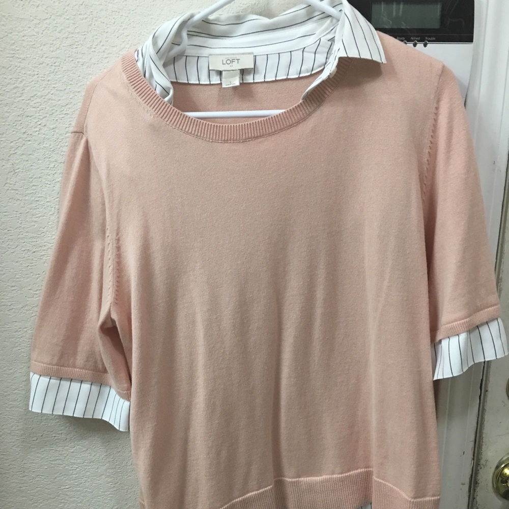 Pale pink blouse